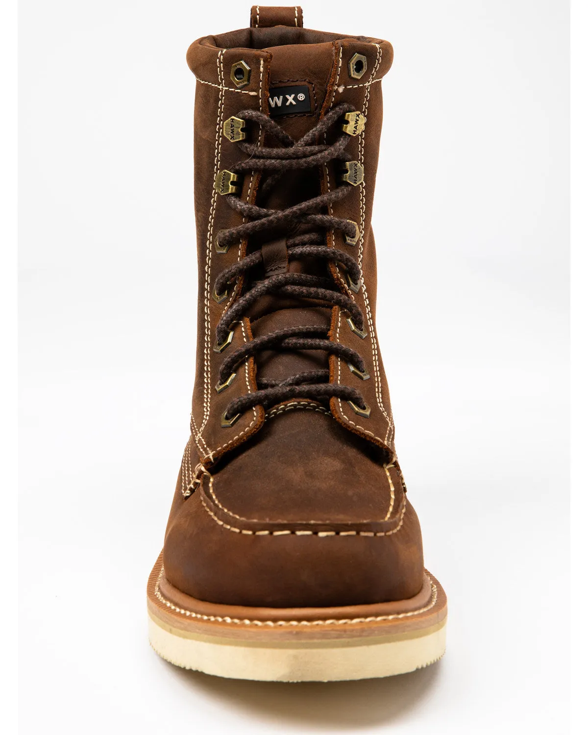 Men's 8" Grade Work Boots - Moc Toe