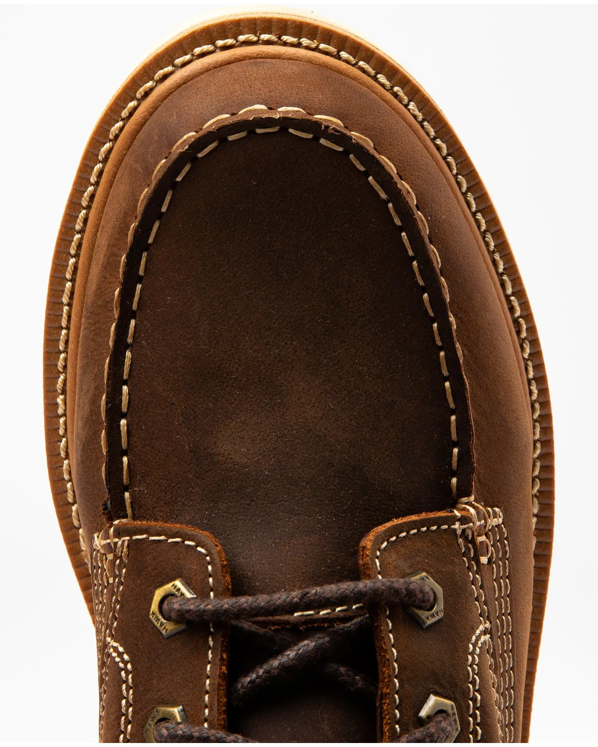 Men's 8" Grade Work Boots - Moc Toe
