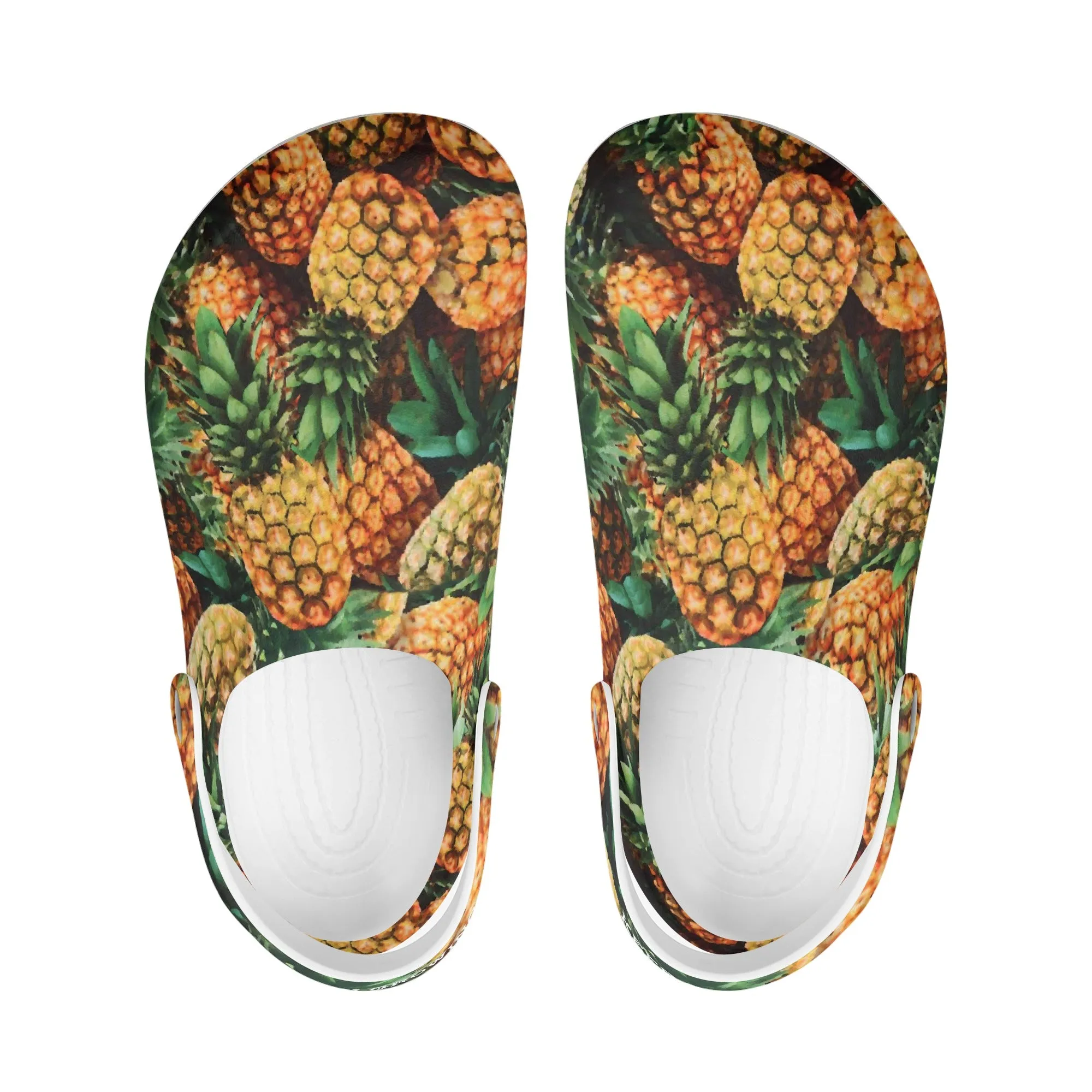 Men's All Season Clogs: Pineapple