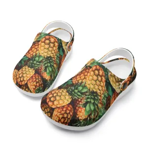 Men's All Season Clogs: Pineapple