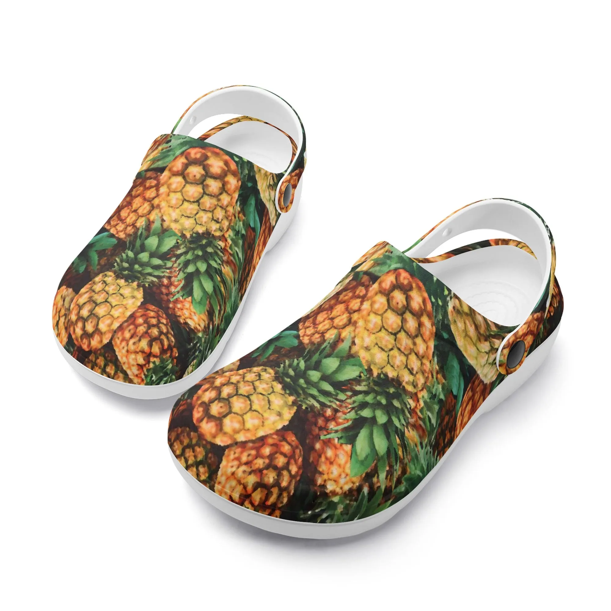 Men's All Season Clogs: Pineapple