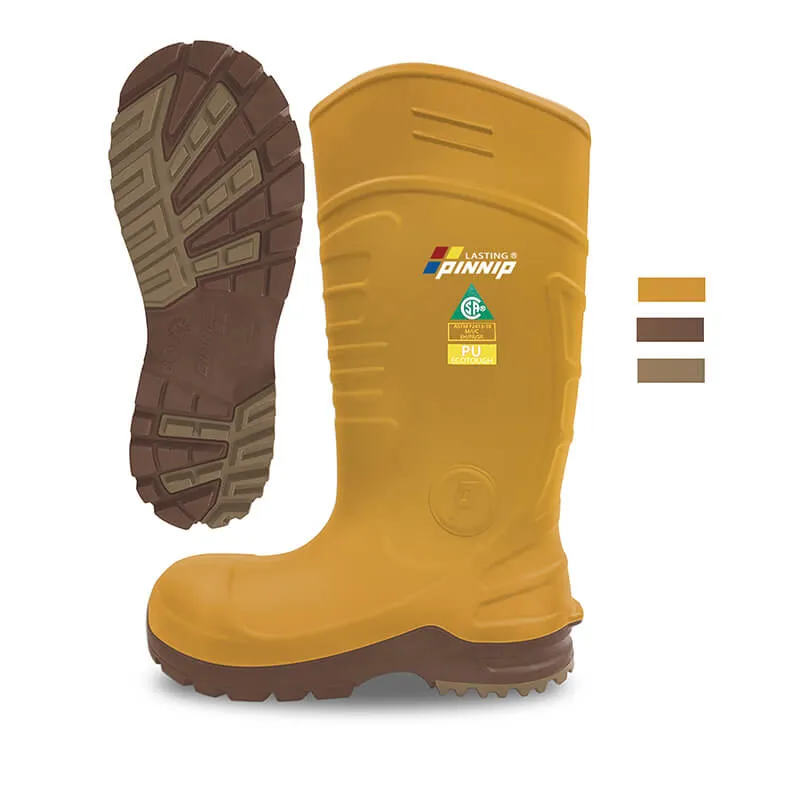 Men's Custom Color Wellington Work Boots-CSA Approved Safety Boots - Steel Toe Waterproof PU Rubber Work Boots ASTM F2413-18 Acid & Oil Resistant