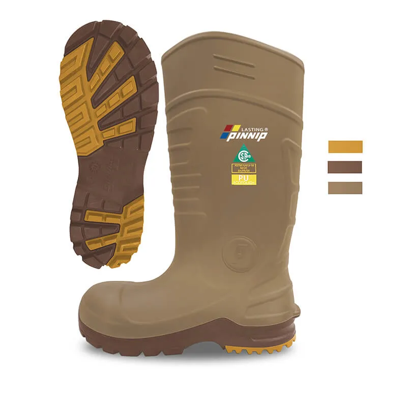 Men's Custom Color Wellington Work Boots-CSA Approved Safety Boots - Steel Toe Waterproof PU Rubber Work Boots ASTM F2413-18 Acid & Oil Resistant