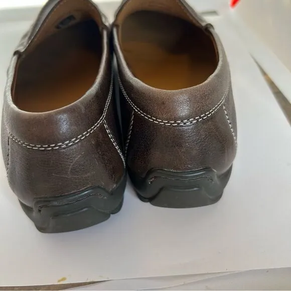 Men's Leather Moccasin by ECCO.  Size 12 dark brown