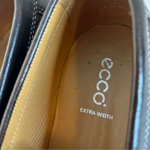 Men's Leather Moccasin by ECCO.  Size 12 dark brown