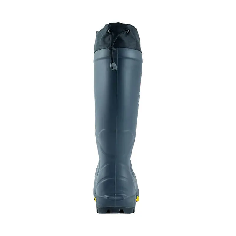 Men's Winter Rubber Work Boots CSA Approved Safety Boots Composite Toe Waterproof Insulated Acid & Oil Resistant Anti Slip For Ice-Gray