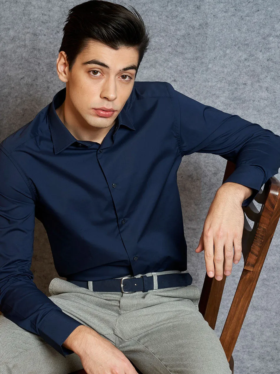 NAVY STRETCH