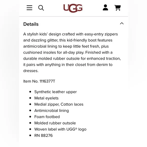 NEW! Ugg Robley Glitter Boots