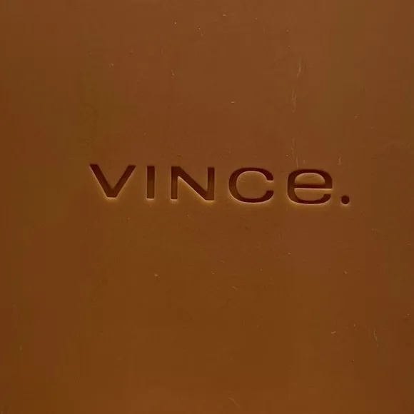 NEW Vince Womens Shoes Rockwell Sandals Brown Leather Flat Caged Designer Size 8