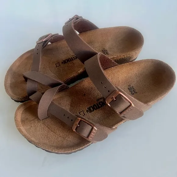 New without tag Birkenstock Mayari Kids Sandal Clogs Mocha size EU 32- USA 13.5