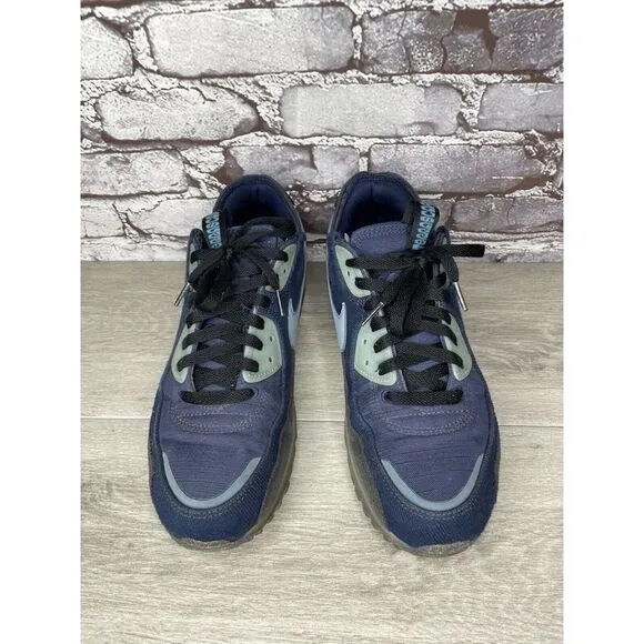 Nike Air Terrascape 90 Midnight Navy Aqua Athletic Shoes Sneakers Men 12M US/46