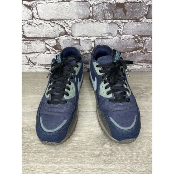 Nike Air Terrascape 90 Midnight Navy Aqua Athletic Shoes Sneakers Men 12M US/46