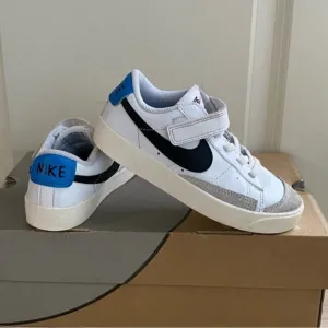 Nike Blazer Lo ‘77 Kids White/Blue Sneakers - SZ 12 C