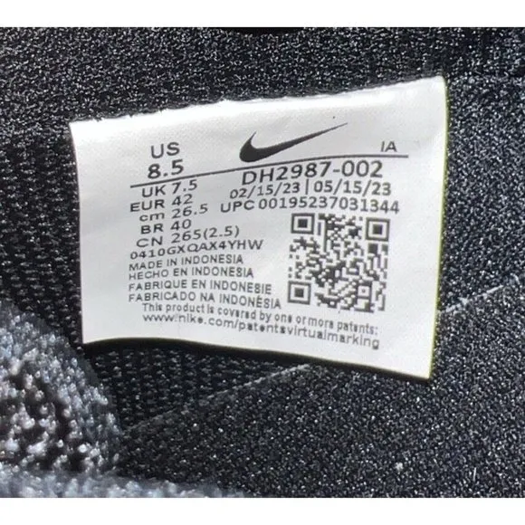 Nike Court Vision Lo NN Mens Athletic Shoes Sneakers Size 8.5 Triple Black