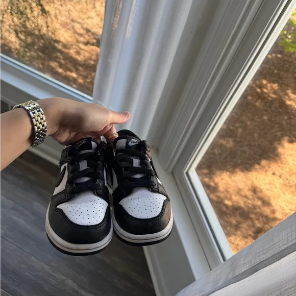 Nike dunk low panda black white 11.5c