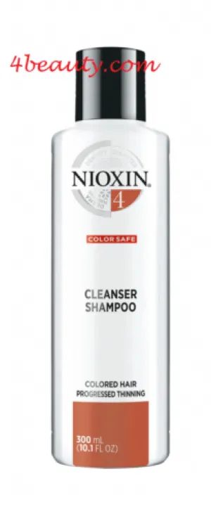 Nioxin System 4 Cleanser Shampoo 10 oz new package