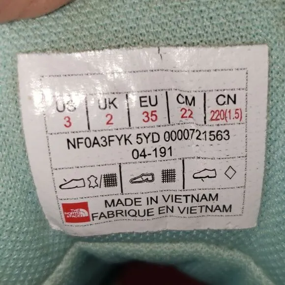 North Face gray boots