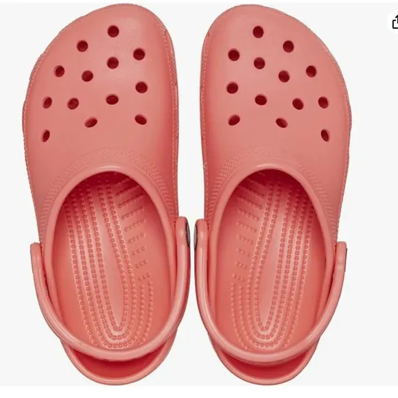 NWT Crocs Unisex Adult Classic Clog, neon watermelon, 10 Men/12 Women