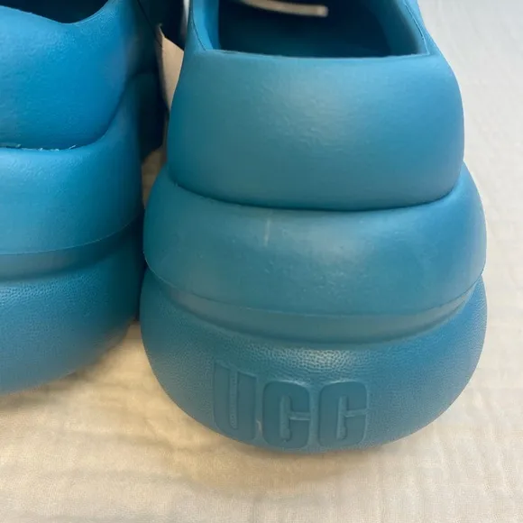 NWT UGG Women's Sport Yeah Clog Teal Plastic Slipper Slip On Size 8