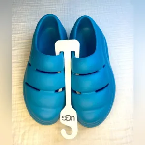 NWT UGG Women's Sport Yeah Clog Teal Plastic Slipper Slip On Size 8