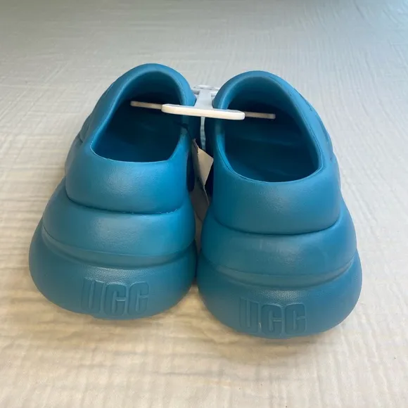 NWT UGG Women's Sport Yeah Clog Teal Plastic Slipper Slip On Size 8