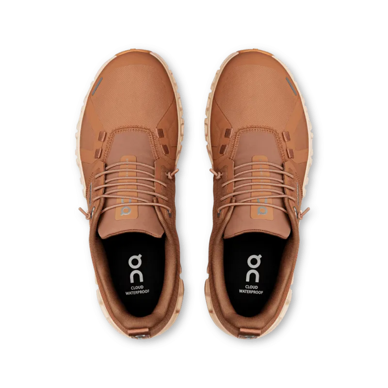 On Women's Cloud 6 Waterproof - Sandstone/Blonde