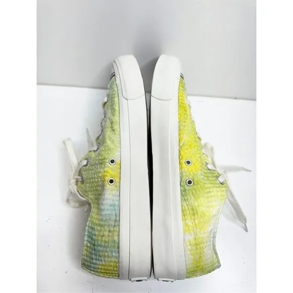 Pro Keds Sneakers Mens Size 9US Green Yellow Athletic Lace Up Low Top Shoes