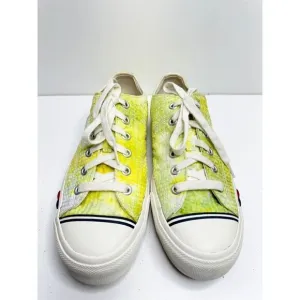 Pro Keds Sneakers Mens Size 9US Green Yellow Athletic Lace Up Low Top Shoes