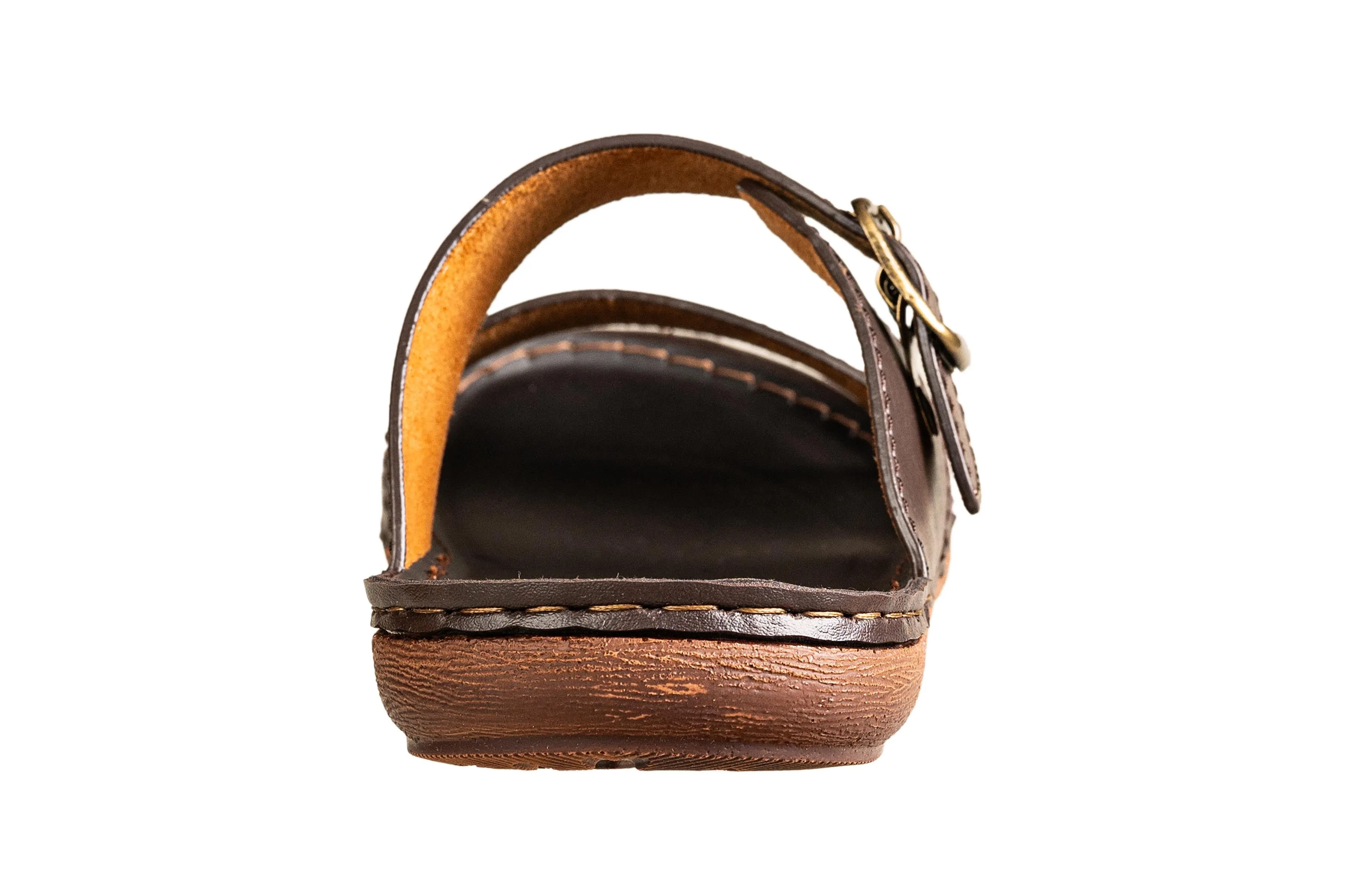 Puntoblu Gents Brown Chappal PU