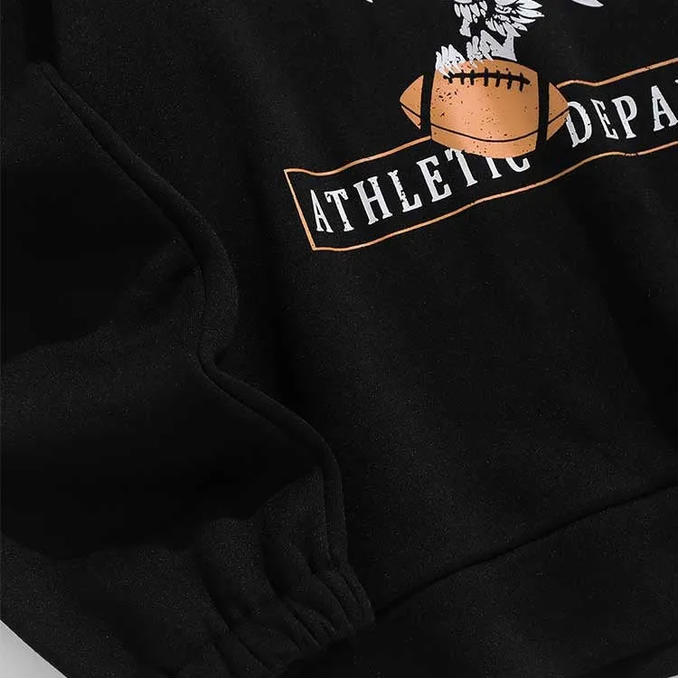 "BROOKLYN" Sweat-shirt Hoodie Col Camionneur Zipé Brodé - URB1™