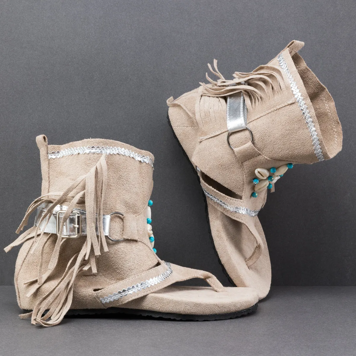 Rhinestone Tassel Gladiator Sandal