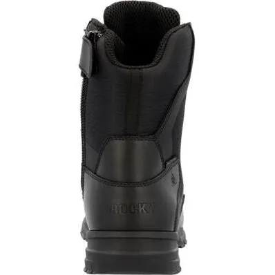 Rocky Men's Cadet 8" Side Zip Public Service Duty Boot -Black- RKD0102