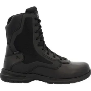 Rocky Men's Cadet 8" Side Zip Public Service Duty Boot -Black- RKD0102