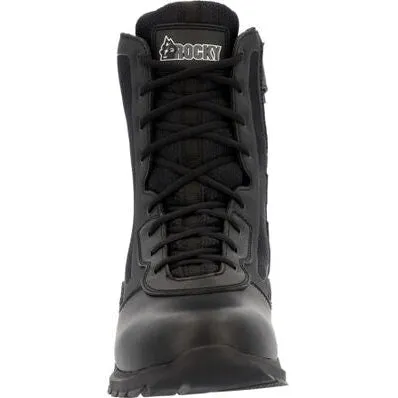 Rocky Men's Cadet 8" Side Zip Public Service Duty Boot -Black- RKD0102