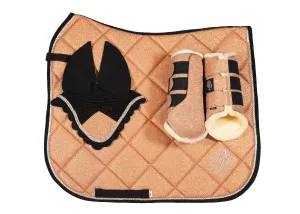 Rose Gold Glitter Dressage Set