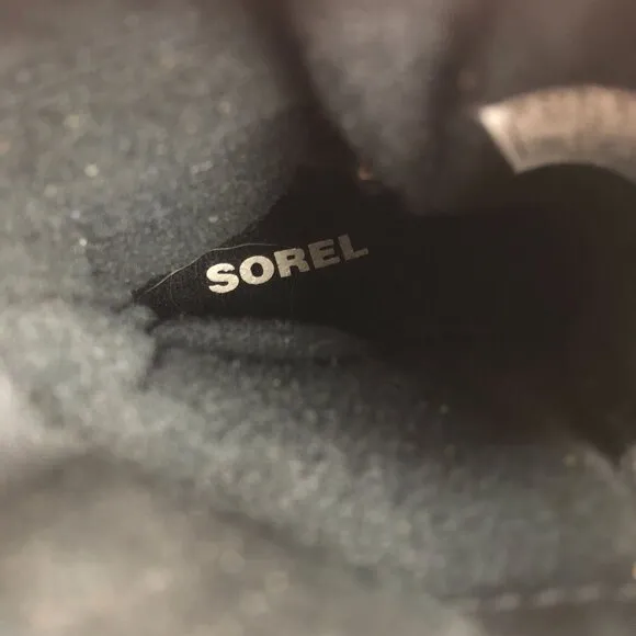 Sorel Kids Size 10 Cheyanne Brown Leather Waterproof Strap Duck Winter Boots