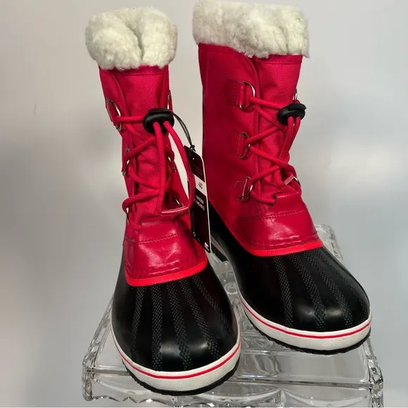 Sorel Yoot PAC Nylon Snow Boots- Waterproof- Big Girls size 6-New