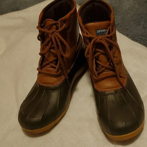 Sperry Duck Boots🦆 - Brown/Black - EUC