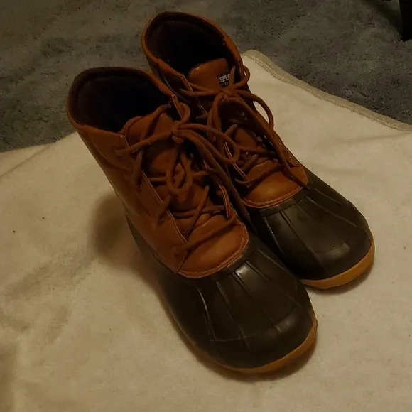 Sperry Duck Boots🦆 - Brown/Black - EUC