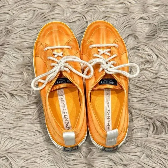 Sperry Topsider x Creamsicle Orange loafers 7.5