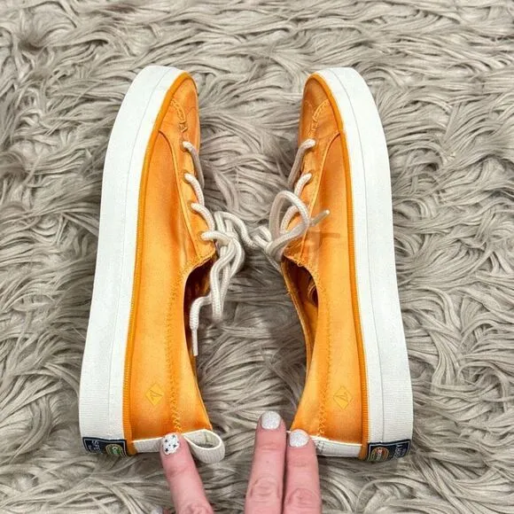 Sperry Topsider x Creamsicle Orange loafers 7.5