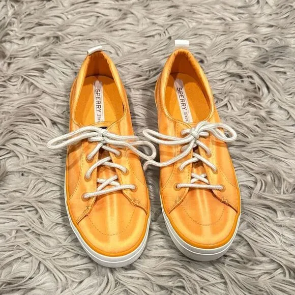 Sperry Topsider x Creamsicle Orange loafers 7.5