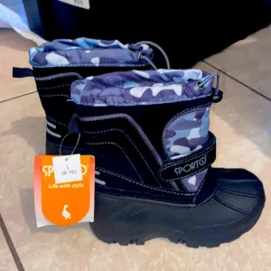 SPORTO BOYS BOOTS SIZE 9-10 for little toddler boys