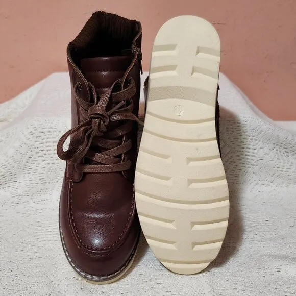 Steve Madden Girls Brown Boots Size 4