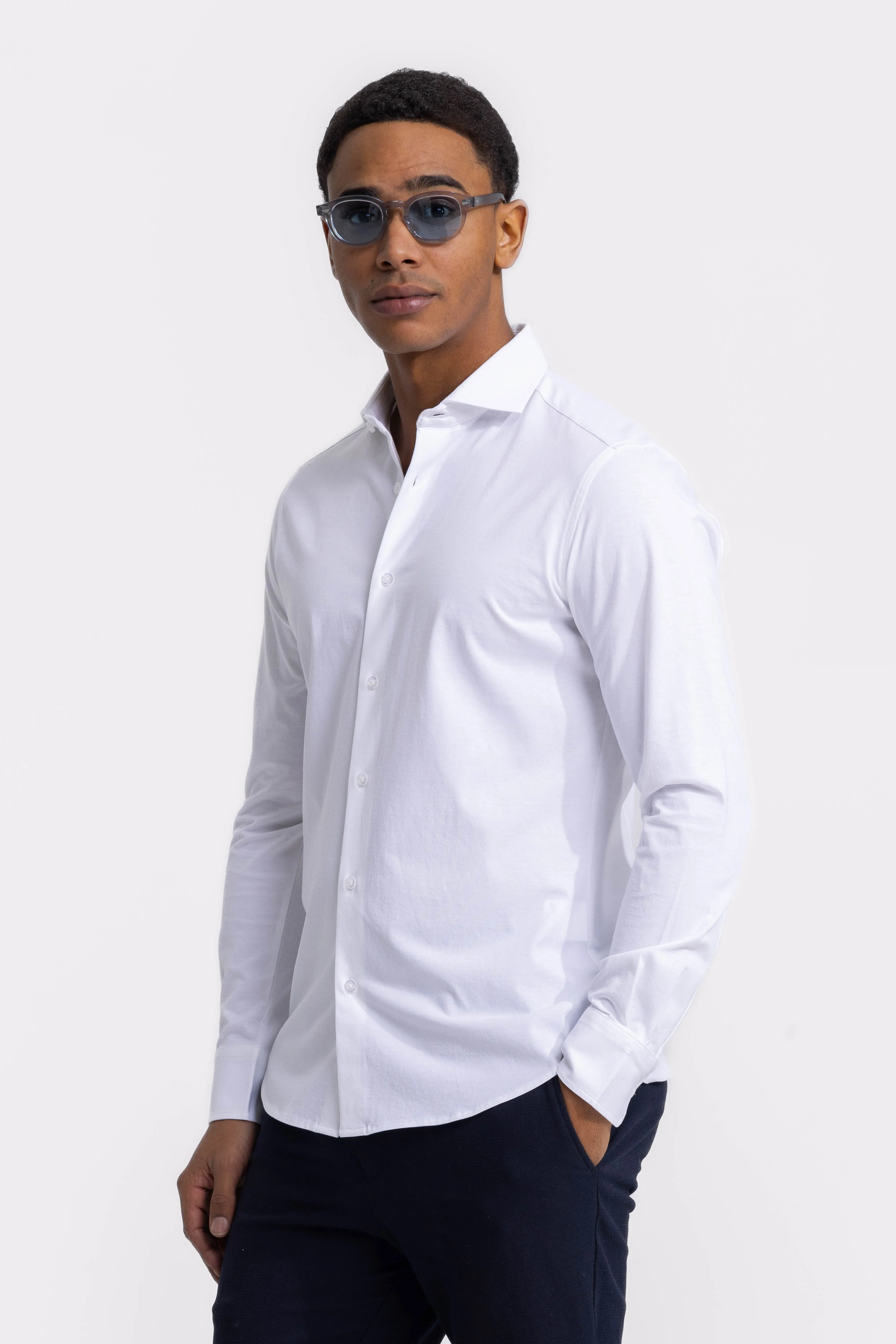 Sträcka White Stretch Shirt