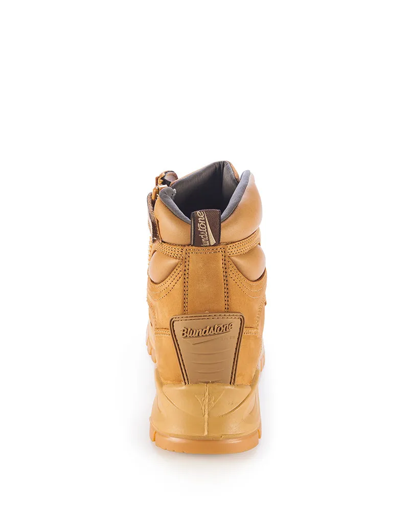 Style 992 Lace Up Zip Side Boot - Wheat