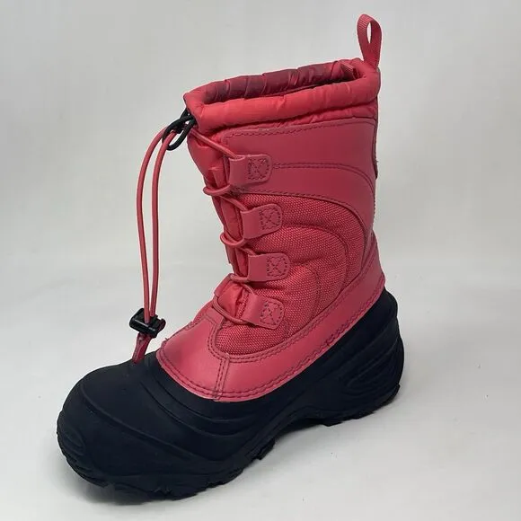 The North Face Alpenglow IV Boots Little Kids Girls Size 2 Pink Waterproof Felt