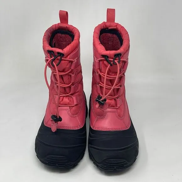 The North Face Alpenglow IV Boots Little Kids Girls Size 2 Pink Waterproof Felt