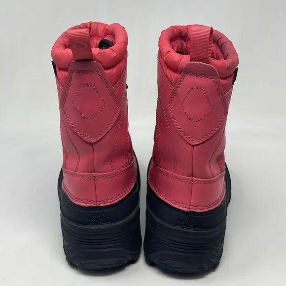 The North Face Alpenglow IV Boots Little Kids Girls Size 2 Pink Waterproof Felt
