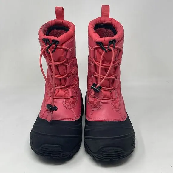 The North Face Alpenglow IV Boots Little Kids Girls Size 2 Pink Waterproof Felt